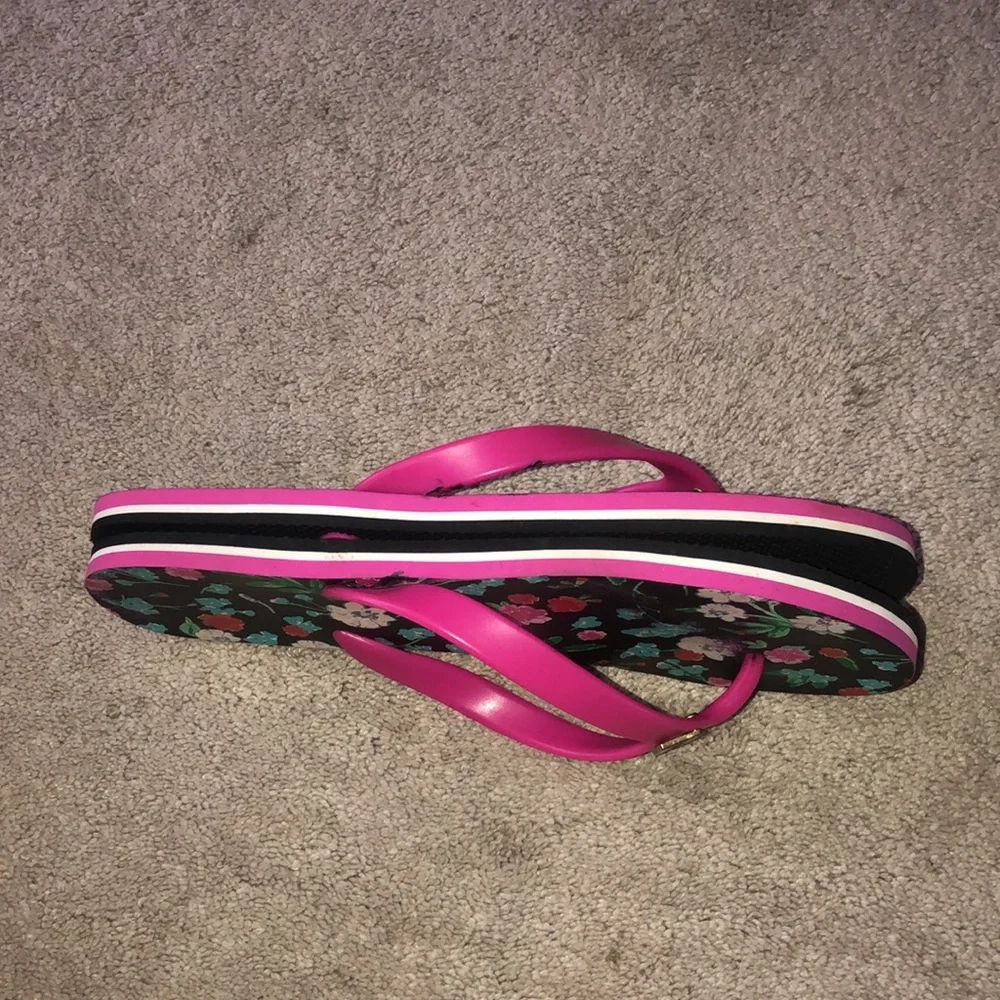 Kate‎ Spade Floral Flip Flops Women’s Size 9 10 •READ